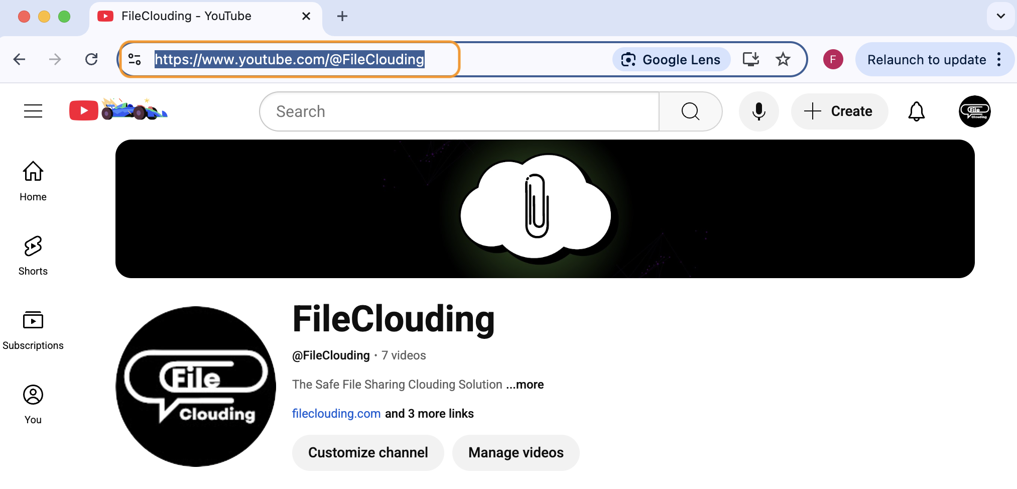 YouTube url